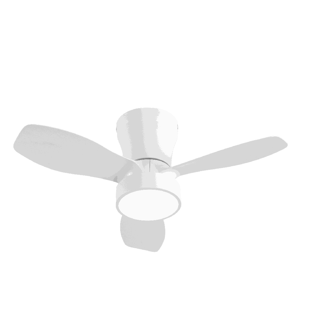 Ventilador Dc Piton 24w 2160lm Blanco 3asp 3velocidades 62d 3000-4000-6500k,remoto+reg.intensidad+temporizador 
