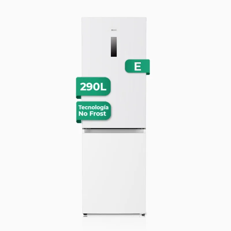 [B30SVA185602E] Combi Svan SC185602ENFD NF E 185cm 59,5cm 60cm Blanco con Display