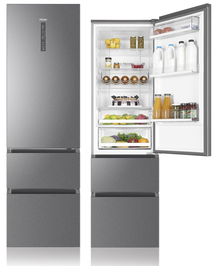 [B30HAI837] COMBI HAIER A3FE837CGJ NF 200X60 D INOX