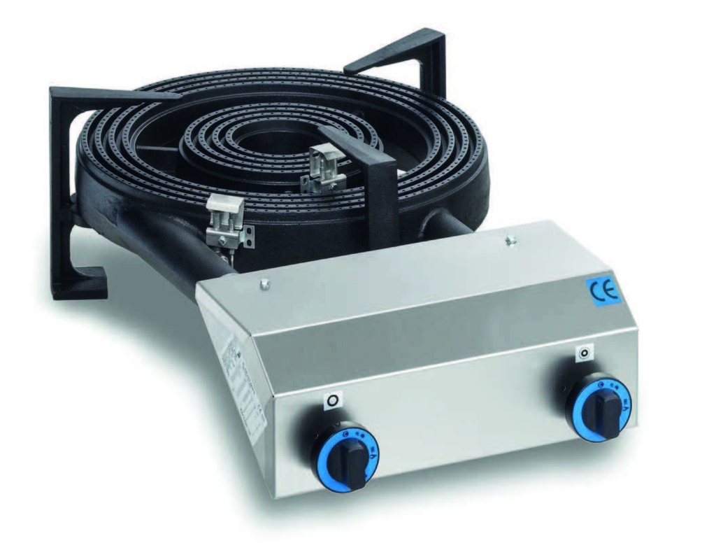 PAELLERO SOBREMESA NTGAS P31 + ACCESORIOS