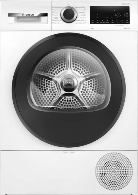 [009000360012] SECADORA BOSCH WQG243D0ES 9KG B.CALOR C