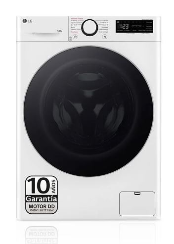 LAVADORA SECADORA LG F4DR6009A1W 9/6KG 1400RPM D/A