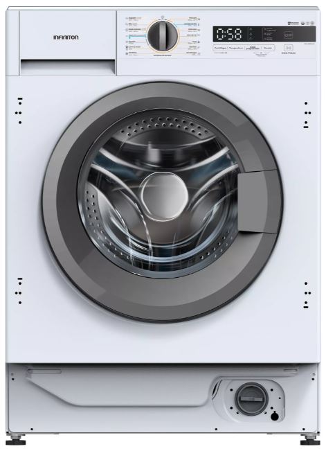[070700330009] LAVADORA SECADORA INTEGR. INFINITON WSDBBG86WAD 8/