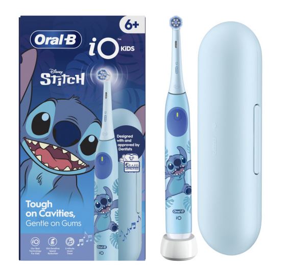 CEPILLO DENTAL ORALB iO2 JUNIOR STITCH + ESTUCHE