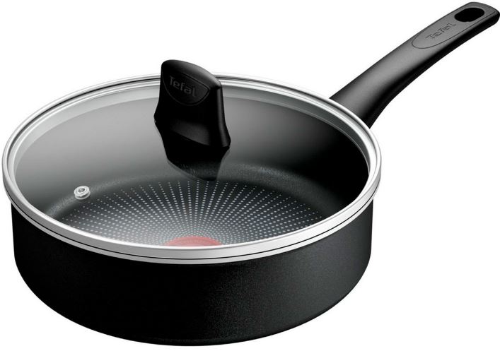 [002410040014] CAZUELA TEFAL BAJA C2923202 24CM C/TAPA FORCE BLAC