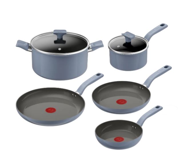SET MENAJE TEFAL G922S704 SARTENES 20/24/28+CAZO+O
