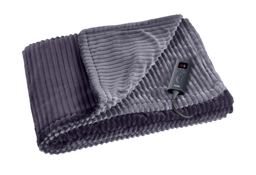 MANTA ELECTRICA SOLAC CT8706 KAUNAS 120X160CM GRIS