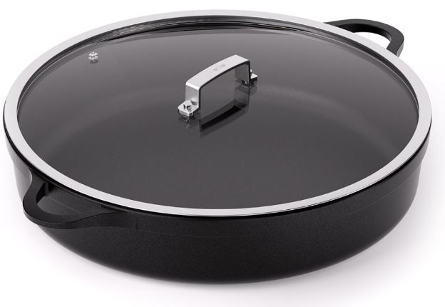 CAZUELA VALIRA 413925 40CM BAJA C/TAPA+ASAS+BOLSA