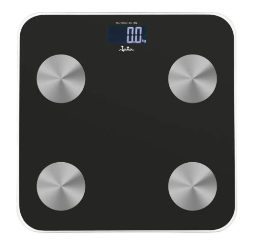 BASCULA BAÑO JATA HBAS1155 NEGRA