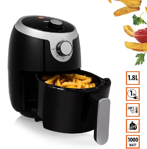 FREIDORA TRISTAR FR9006PR 1.8L 1000W SIN ACEITE