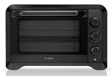 MINI HORNO FLAMA 1539FL 60L 2000W NEGRO CONVECCION