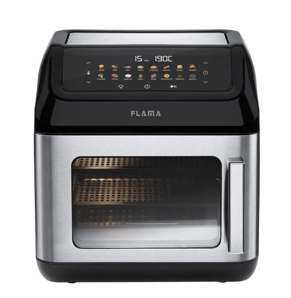 FREIDORA FLAMA 686FL 13L 2000W SIN ACEITE NEGRO IN