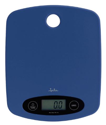BALANZA COCINA JATA HBAL0350 ELECTRONICA 5KG AZUL