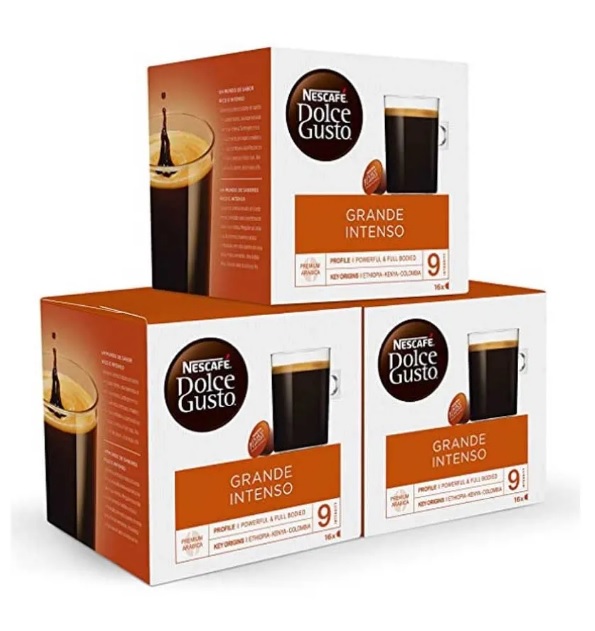 PACK 3 CAJAS DOLCE GUSTO GRANDE INTENSO X16