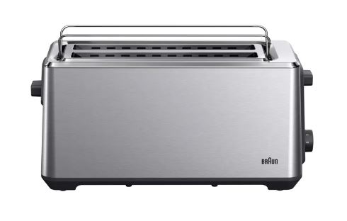 TOSTADOR BRAUN HT5220BK 1470W 2 RANURAS INOX&BLACK