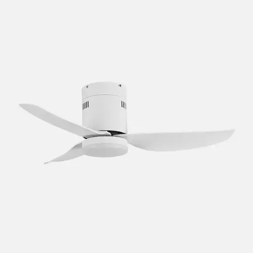 [206691301] Ventilador Dc Borax 20w Blanco 3aspas 6vel 3000-4000 -6500k 2350lm Remoto, Memoria, Temporizador 27x101x101cm 