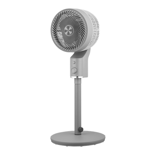 [236741045] Ventilador De Pie Talamo Gris/cromo 50w 3vel Regx33x33cm Oscilante Fijo Y Rotatorio 
