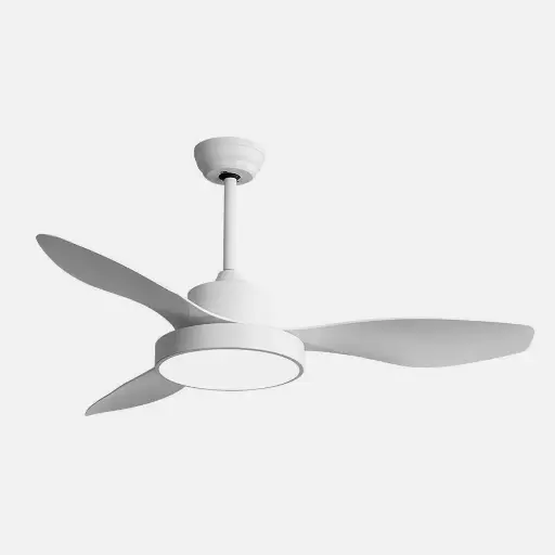 [128599301] Ventilador Dc Hayate 24w 2650lm Blanco 3asp 6vel 97d 3000-4000-6000k Remoto,memoria Y Temporizador