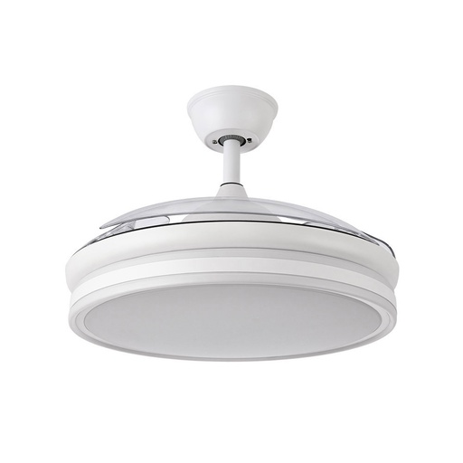 [142591401] Nº6 VENTILADOR BAYOMO 72W 6120LM BLANCO 3 ASPAS DESP. 32/47X49/108 D.3 COLOR.MOTOR DC.REMOTO