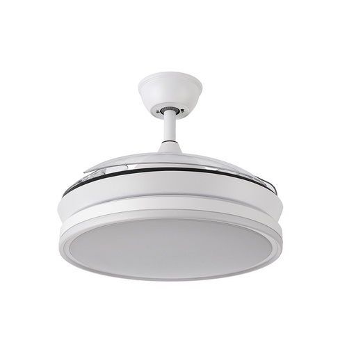 [142599001] Nº19 VENTILADOR DC BAYOMO BLANCO 72W 6120LM 91D 3ASP.DESPLEGABLES 3000-4000-6000K REMOTO, TEMPORIZADOR,